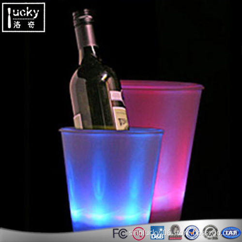 Hot sale customized led light ice bucket